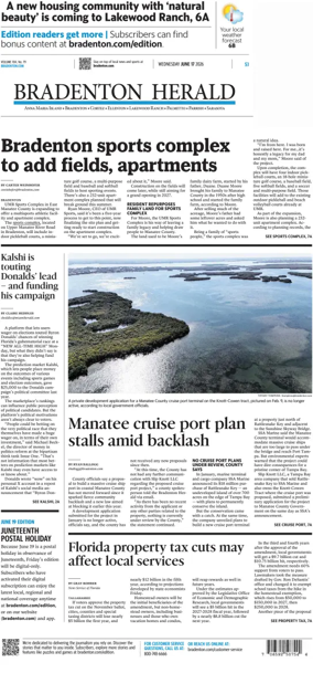 Cover of The Bradenton Herald