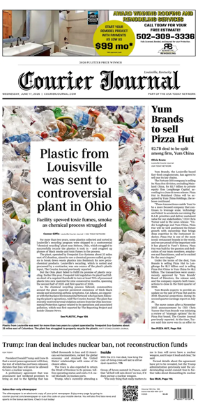 Cover of The Courier-Journal (Louisville)