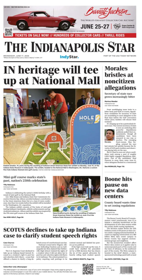 Cover of The Indianapolis Star