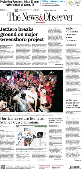 Cover of The News & Observer