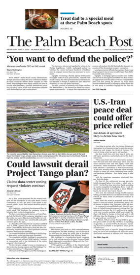 Cover of The Palm Beach Post
