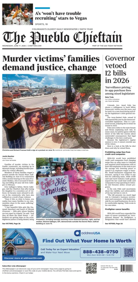 Cover of The Pueblo Chieftain