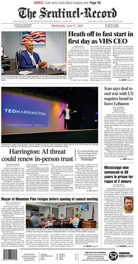 Cover of The Sentinel-Record