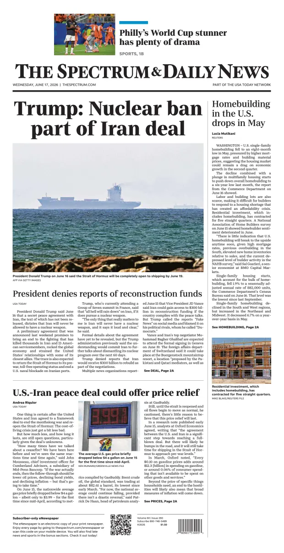 Cover of The Spectrum & Daily News