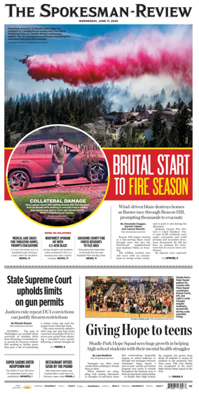 Cover of The Spokesman-Review (Spokane)