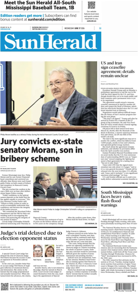 Cover of The Sun Herald