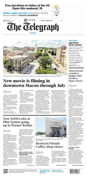 Cover of The Telegraph (Macon)