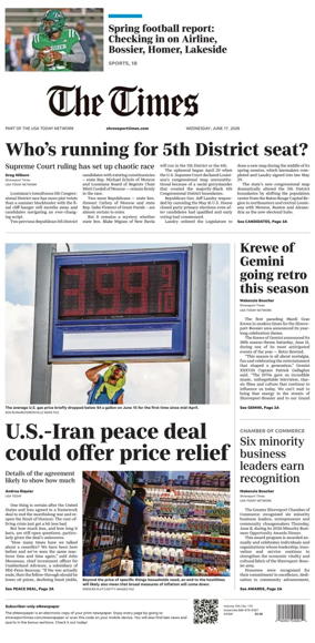 Cover of The Times (Shreveport)