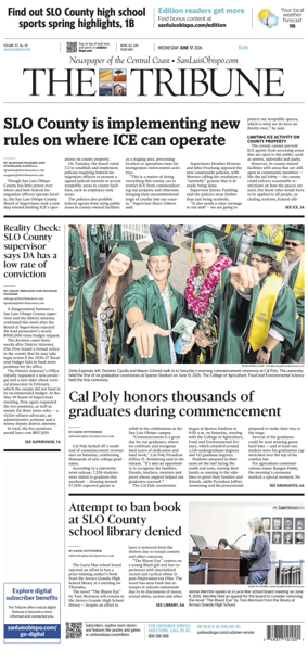 Cover of The Tribune (SLO)