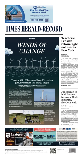 Cover of Times Herald-Record