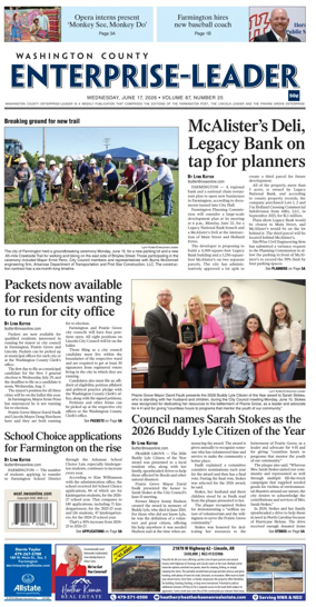 Cover of Washington County Enterprise-Leader