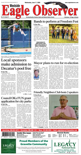 Cover of Westside Eagle-Observer