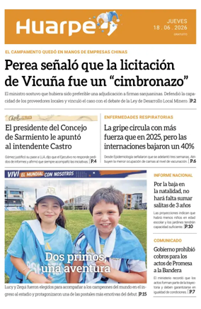 Cover of Diario Huarpe