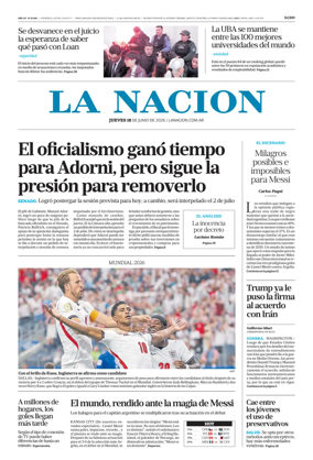 Cover of La Nacion