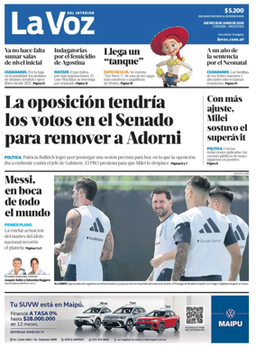 Cover of La Voz del Interior