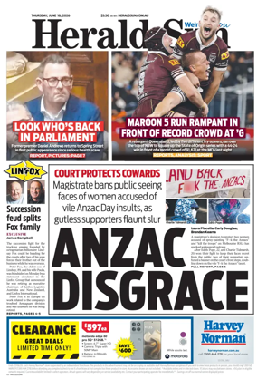 Cover of Herald Sun