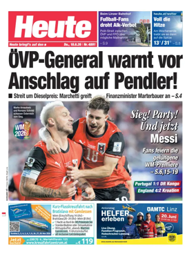 Cover of Heute - Oberosterreich Ausgabe