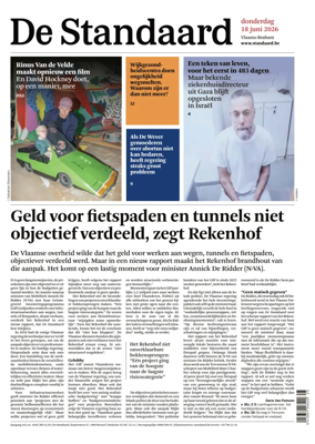 Cover of De Standaard