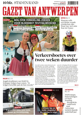 Cover of Gazet van Antwerpen Stad en Rand