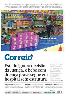 Cover of Correio da Bahia