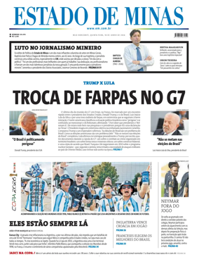 Cover of Estado de Minas (Brazil)