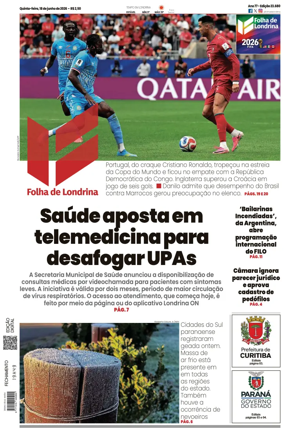 Cover of Folha de Londrina