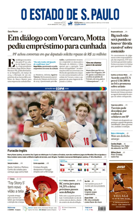 Cover of O Estado de S. Paulo