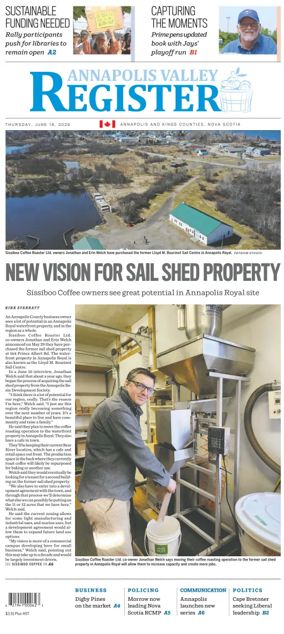 Cover of Annapolis Valley Register