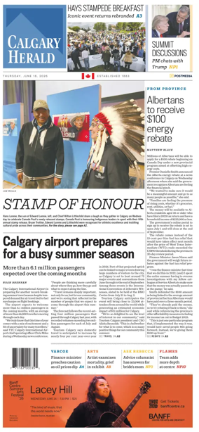 Cover of Calgary Herald