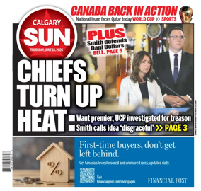 Cover of Calgary Sun