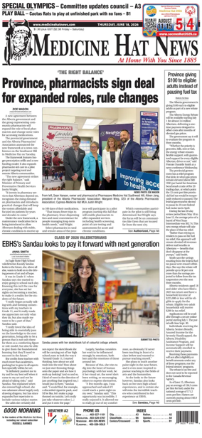 Cover of Medicine Hat News