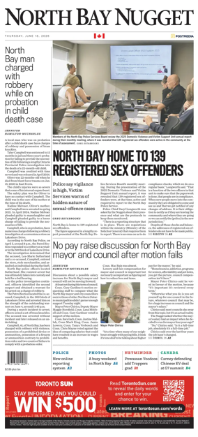 Cover of North Bay Nugget