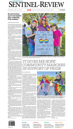 Cover of Sentinel-Review (Woodstock)