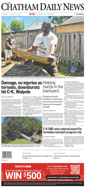Cover of The Chatham Daily News