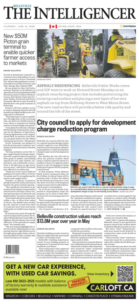 Cover of The Intelligencer (Belleville)