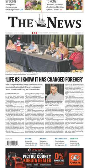 Cover of The News (New Glasgow)