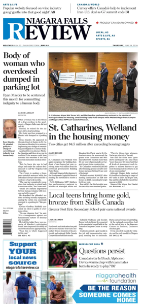 Cover of The Niagara Falls Review