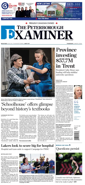 Cover of The Peterborough Examiner