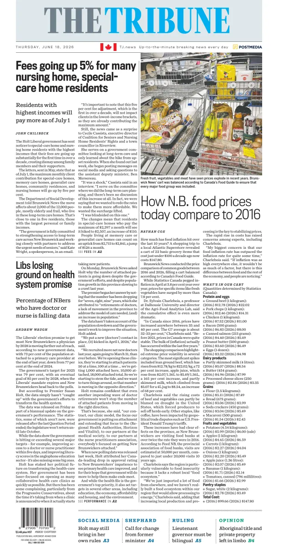 Cover of The Tribune (New Brunswick)