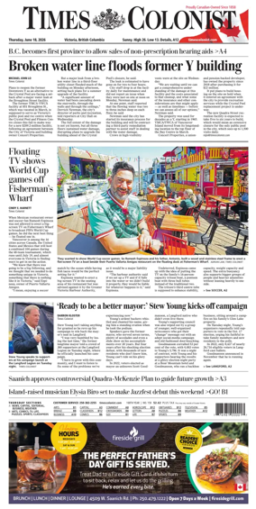 Cover of Times Colonist