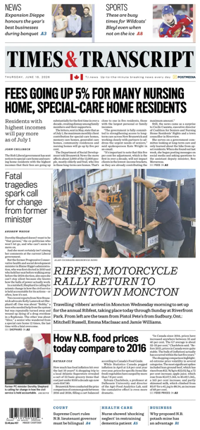 Cover of Times & Transcript