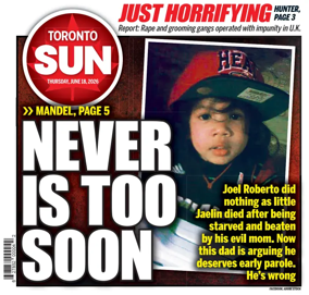 Cover of Toronto Sun