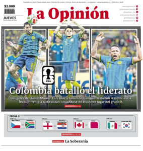 Cover of La Opinion