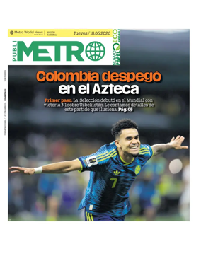 Cover of Publimetro Colombia