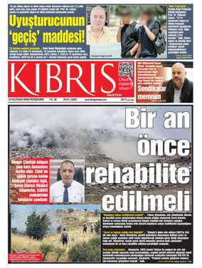 Cover of Kibris Gazetesi