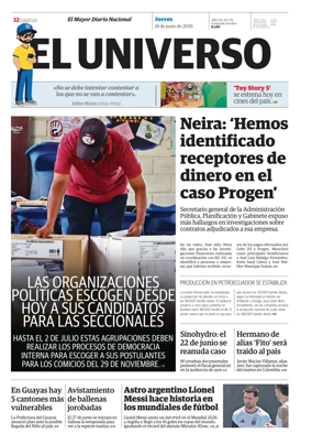 Cover of El Universo