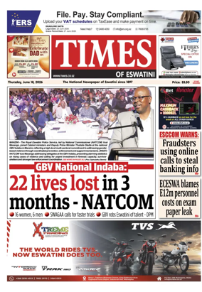 Cover of Times of Eswatini