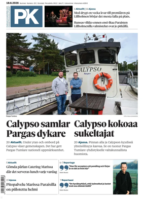 Cover of Pargas Kungorelser - Paraisten Kuulutukset