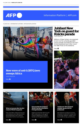 Cover of AFP English