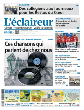 Cover of L'Eclaireur (Vimeu Trois villes soeurs Vallee de la Bresle)